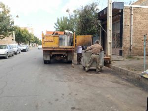 طرح جایگزینی و تعویض باکس های زباله معیوب سطح شهر
